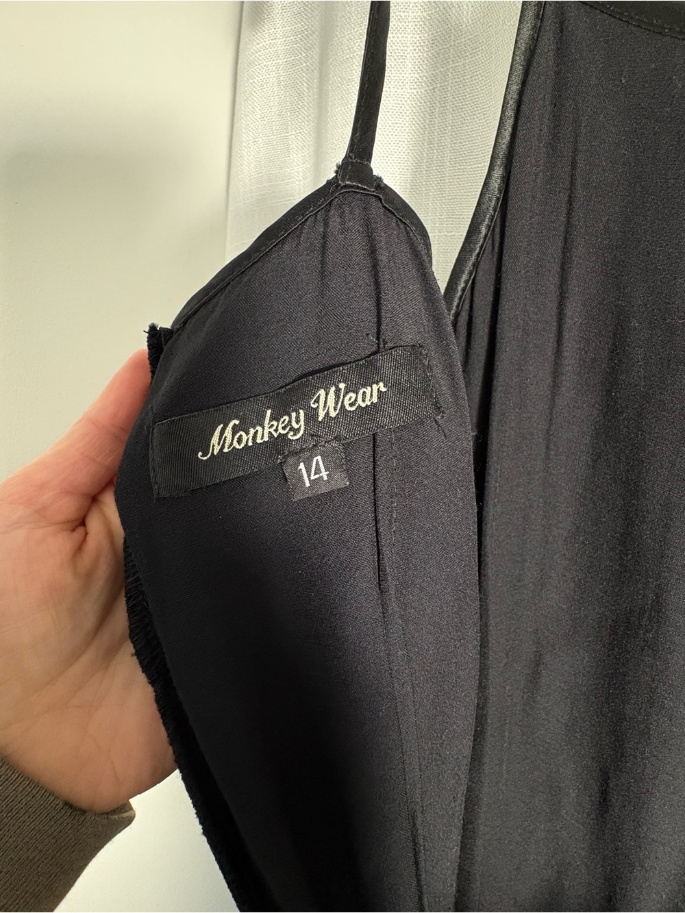 Black Slip Dress vintage - Picture 4 of 11